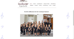 Desktop Screenshot of lenzburger-kantorei.ch