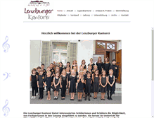 Tablet Screenshot of lenzburger-kantorei.ch